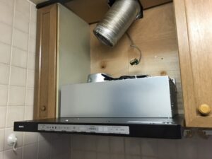 兵庫キッチン取付け隊　レンジフードのちょっと変わった選び方　施工後